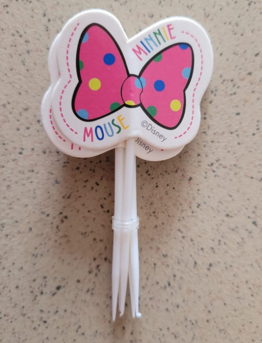 Set 8 modele decor hartie tort / briosa Minnie Mouse 16 buc [11]