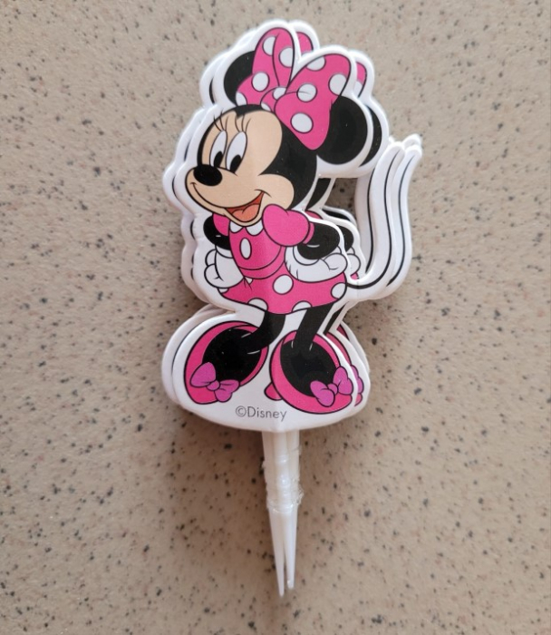 Set 8 modele decor hartie tort / briosa Minnie Mouse 16 buc [14]