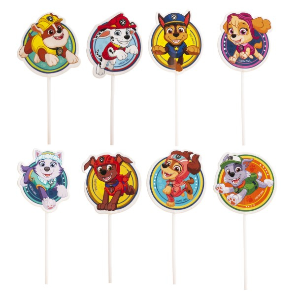 Set 6 modele decor hartie briosa Paw Patrol Patrula Catelusilor 160buc [8]