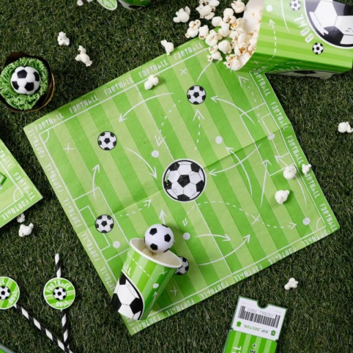 Set 6 pahare carton fotbal 220 ml [6]