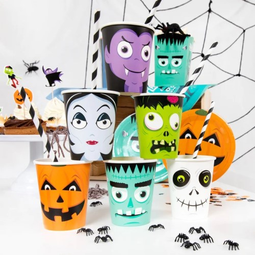 Set 6 pahare carton Halloween 220 ml [9]