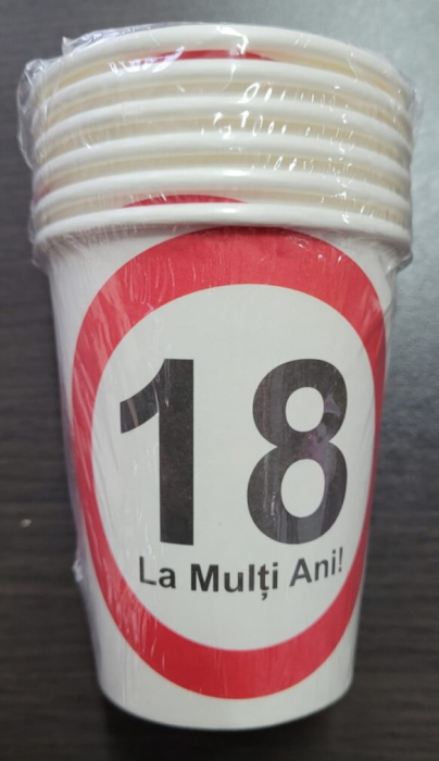 Set 6 pahare majorat 18 ani 200 ml [3]