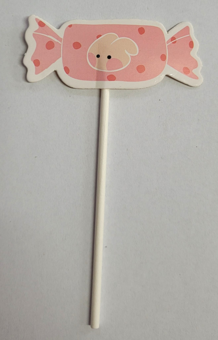 Set 7 decoratiuni briose si tort fetita roz [4]