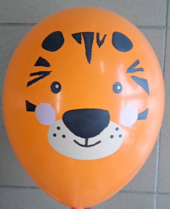 Set 8 baloane latex animalute salbatice 30 cm [5]