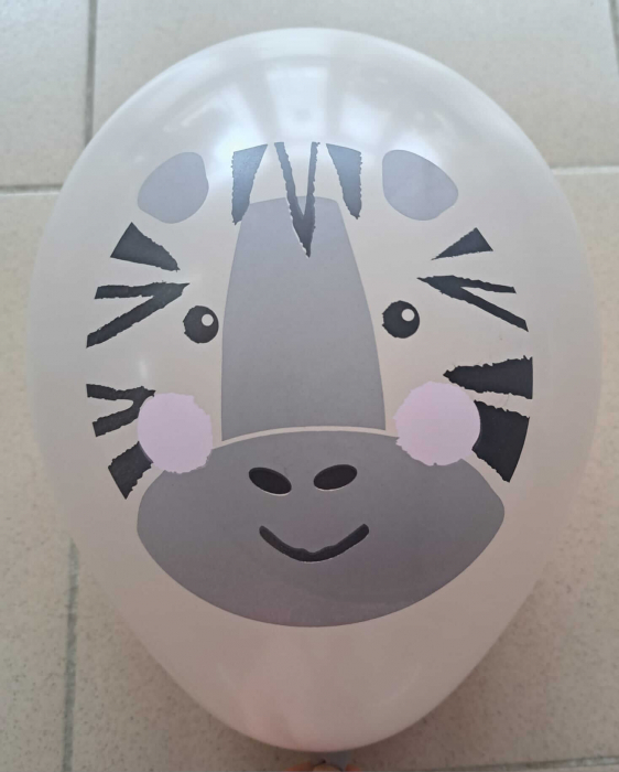 Set 8 baloane latex animalute salbatice 30 cm [3]