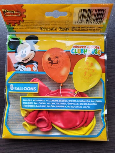 Set 8 baloane latex Mickey Mouse 27.5 cm [5]