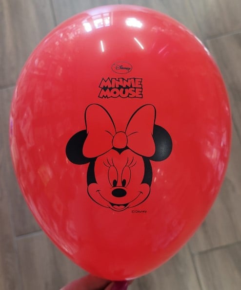 Set 8 baloane latex Minnie Mouse 27.5 cm [3]