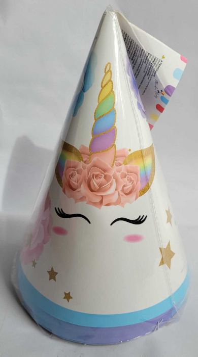 Set 8 coifuri pentru Petrecere, 21 cm, tip Unicorn [5]