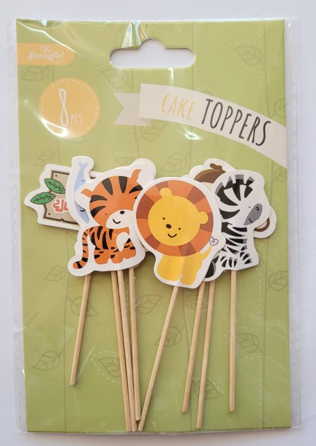 Set 8 decoratiuni tort / briosa animalute zoo 4.5 cm [3]
