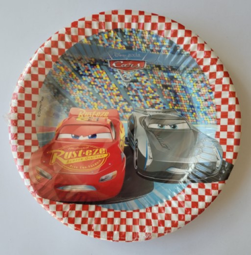 Set 8 farfurii carton Cars 3 20 cm [4]