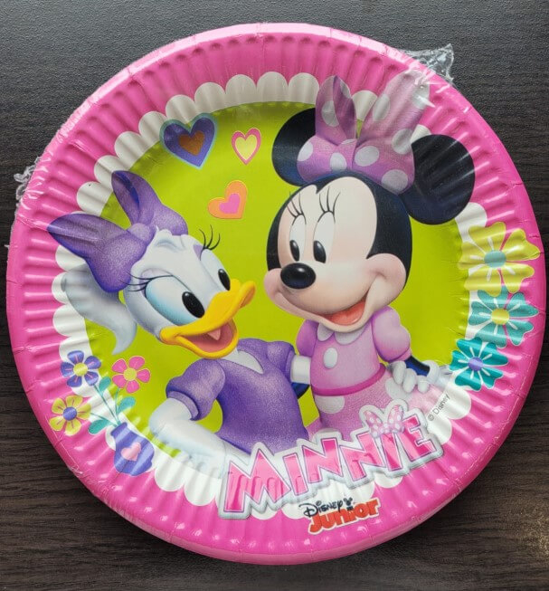 Set 8 farfurii carton Minnie Mouse 20 cm [2]