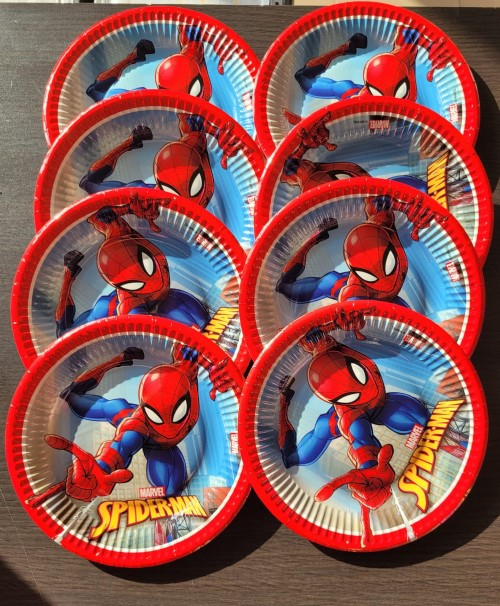 Set 8 farfurii cartonSpiderman 19.5 cm [2]