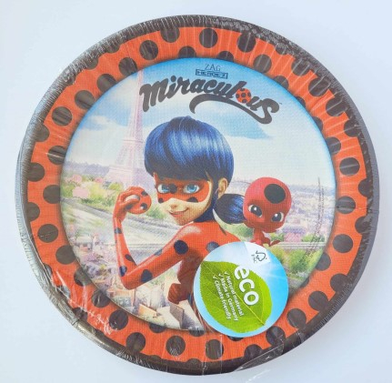 Set 8 farfurii Miraculous / Buburuza 23 cm [4]