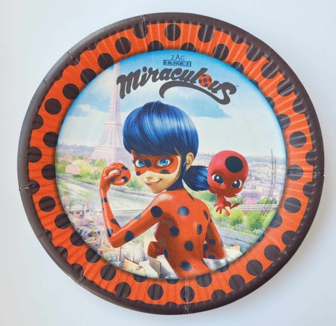 Set 8 farfurii Miraculous / Buburuza 23 cm [2]
