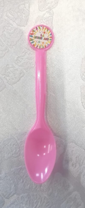Set 8 lingurite La multi ani roz 13,5 cm [2]