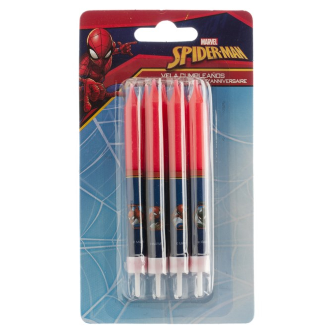 Set 8 lumanari tort Spiderman 8 cm [5]