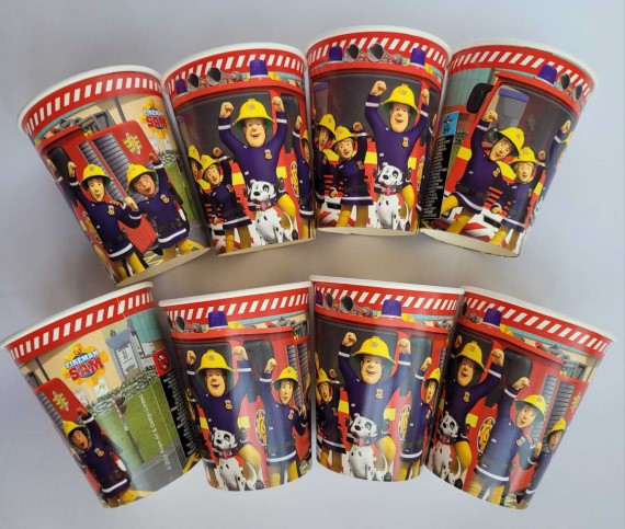 Set 8 pahare de hartie, Amscan, 250ml, Multicolor [3]
