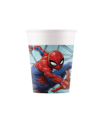 Set 8 pahare carton Spiderman / Omul Paianjen 200 ml [1]