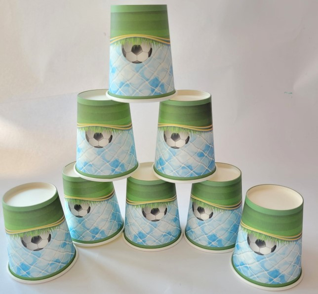 Set 8 pahare fotbal plasa 235 ml [2]