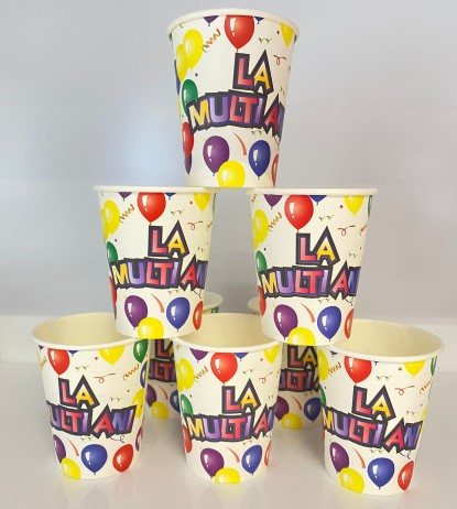 Set 8 pahare La multi ani baloane 210 ml [2]