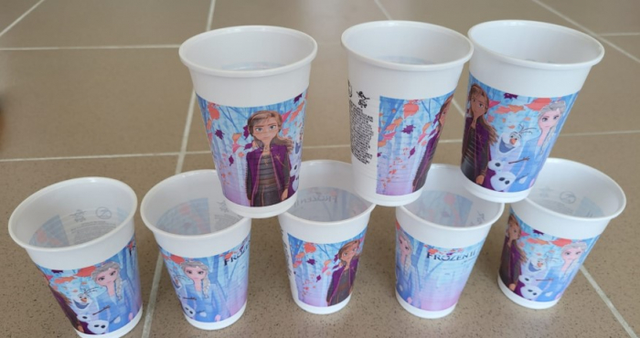 Set 8 pahare petrecere, din plastic, model frozen 2, 200 ml [2]