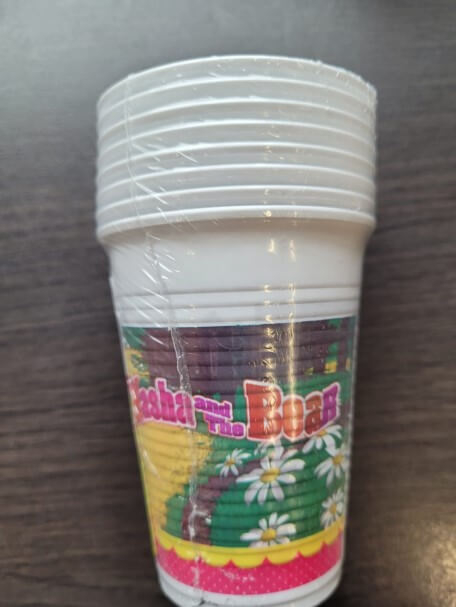 Set 8 pahare plastic Masha si Ursul 200 ml [3]