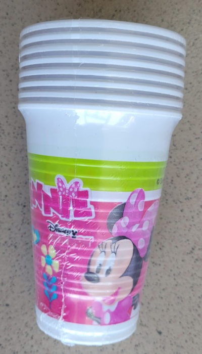 Set 8 pahare plastic Minnie Mouse 200 ml [3]