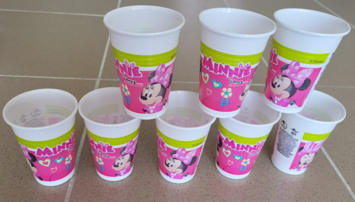 Set 8 pahare plastic Minnie Mouse 200 ml [2]