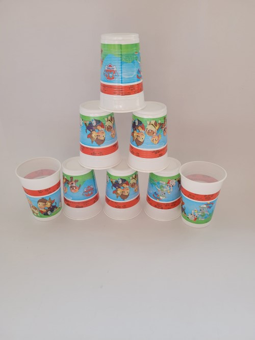 Set 8 pahare plastic Paw Patrol 200 ml [2]