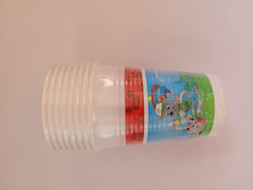 Set 8 pahare plastic Paw Patrol 200 ml [3]
