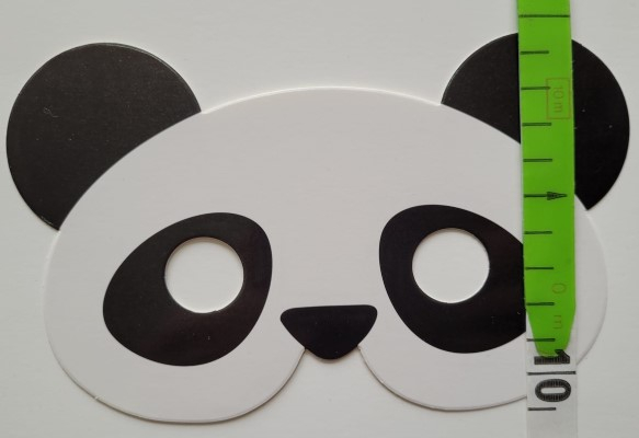 Set 8 propsuri masca si papion animalute zoo 17 cm [4]