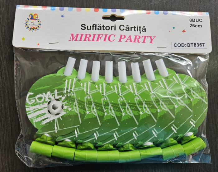 Set 8 suflatori colorate cu fotbal [2]