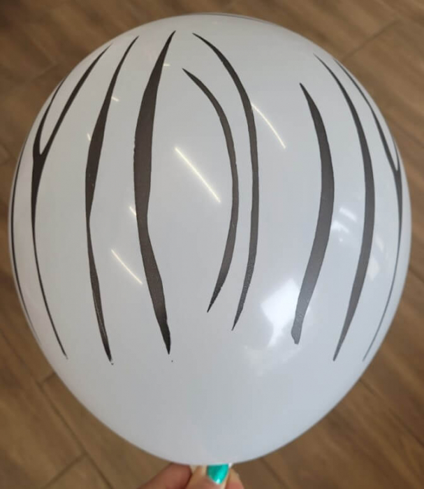 Set 9 baloane latex print animal 30 cm [5]