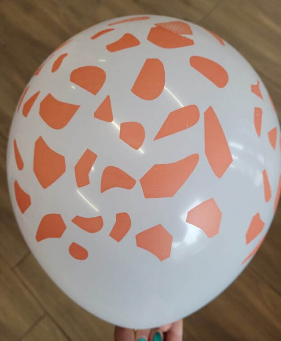 Set 9 baloane latex print animal 30 cm [6]