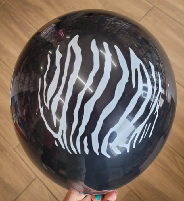 Set 9 baloane latex print animal 30 cm [4]