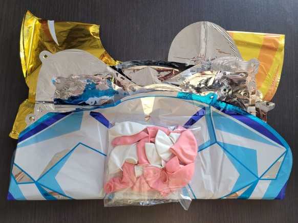 Set aranjament baloane Marry me / Casatoreste-te cu mine latex si folie 35 buc [2]