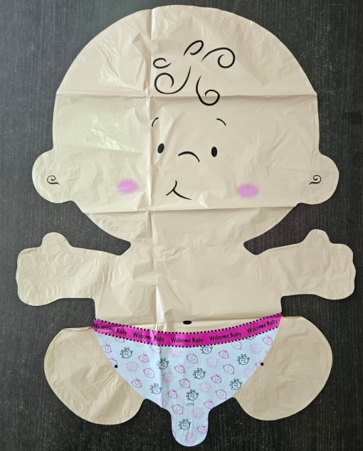 Set baloane Hello Baby fetita 10 buc [3]