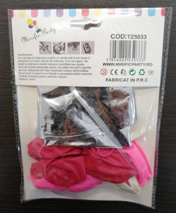Set decor aniversare 1 an roz [5]