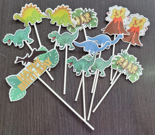 Set decor petrecere Dinozauri baloane si accesorii 38 buc [3]