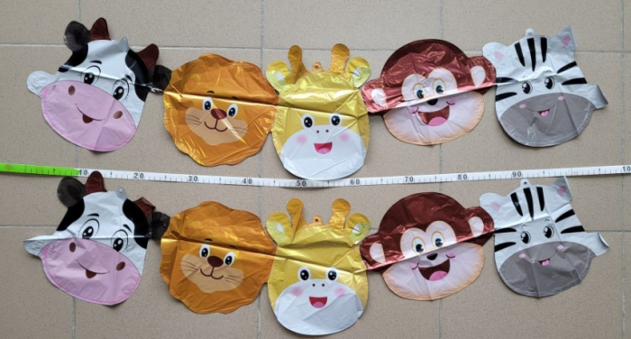 Set ghirlanda baloane zoo mare 206 x 34 cm [3]