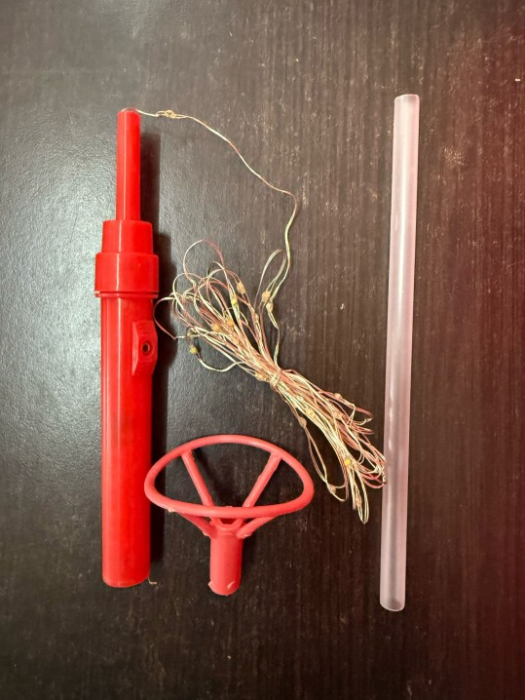 Set instalatie pentru bobo cu bat 19 cm si rozeta [2]