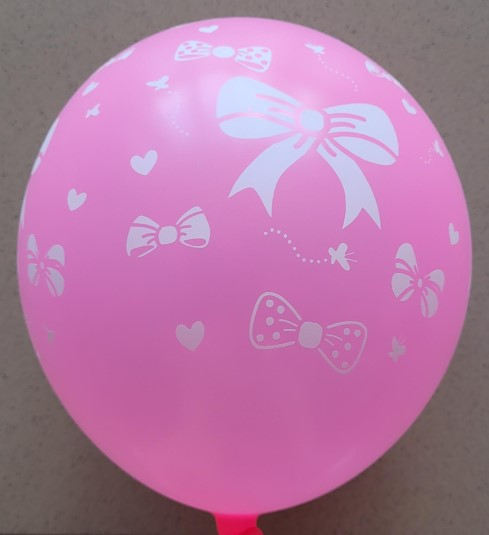 Suport 31 baloane decor It's a girl roz si argintiu [3]