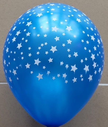 Suport 31 baloane decor It's a boy albastru si argintiu [4]