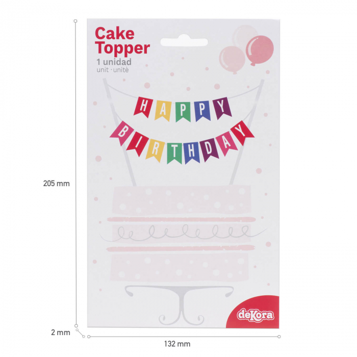 Topper carton banner Happy Birthday stegulete [7]