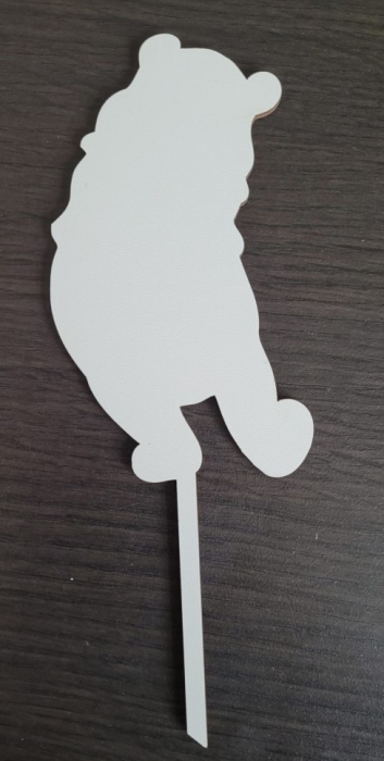 Topper de tort lemn Winnie the Pooh 13 x 7 cm [5]