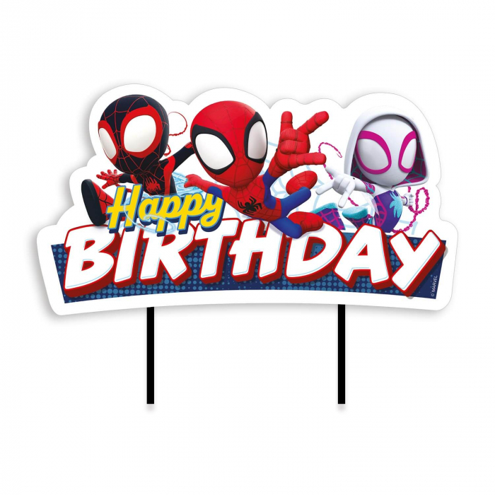 Topper tort carton Spidey 17 x 9 cm [1]