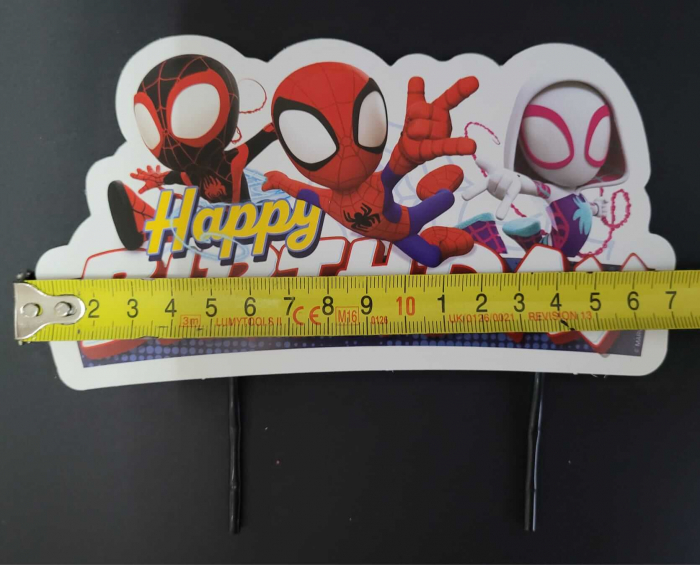 Topper tort carton Spidey 17 x 9 cm [5]