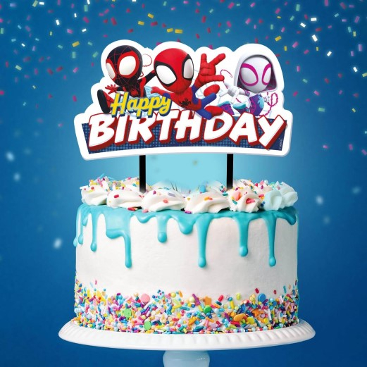 Topper tort carton Spidey 17 x 9 cm [2]