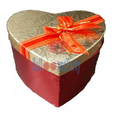 Aranjament cutie inima cu flori din sapun 20 cm [3]