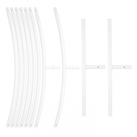 Arcada cerc de metal alba 200 cm [6]